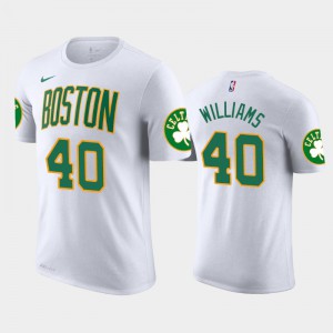 Men Grant Williams #40 White City Boston Celtics 2019 NBA Draft T-Shirts 752492-182