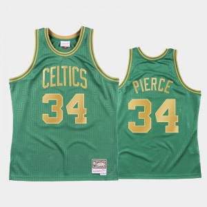Men's Paul Pierce #34 Green Hardwood Classics Boston Celtics 2020 Chinese New Year Jersey 297542-247