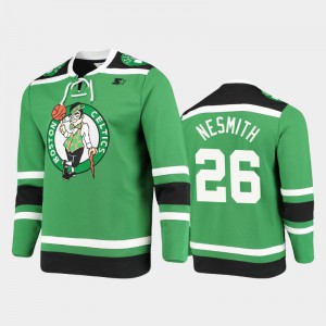 Mens Aaron Nesmith #26 Hockey Boston Celtics Kelly Green Pointman Fashion Jerseys 886214-389