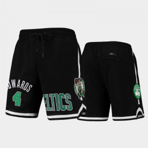 Men's Carsen Edwards #4 Pro Standard Boston Celtics Basketball Black Shorts 365307-731