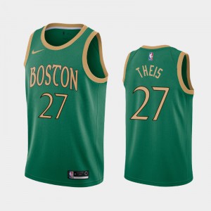 Men Daniel Theis #27 Boston Celtics City Kelly Green 2019-20 Jersey 498355-496