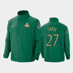 Mens Daniel Theis #27 Green 2019-20 DNA Lightweight Boston Celtics City Edition Jacket 655663-635