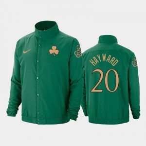 Men's Gordon Hayward #20 2019-20 DNA Lightweight Green City Edition Boston Celtics Jacket 843913-915