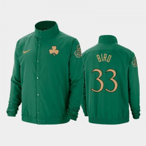 Mens Larry Bird #33 City Edition Green 2019-20 DNA Lightweight Boston Celtics Jackets 347831-545