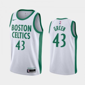 Men Javonte Green #43 City Boston Celtics 2020-21 White Jersey 659199-749