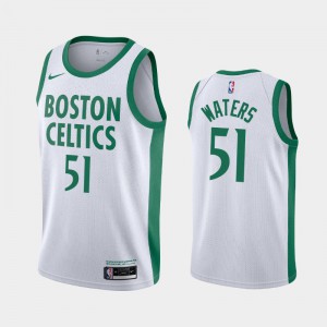 Men Tremont Waters #51 2020-21 City Boston Celtics White Jerseys 848788-513