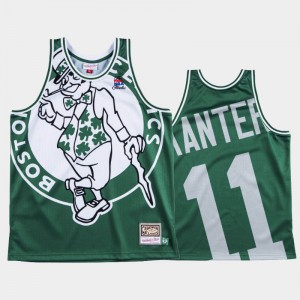 Men Enes Kanter #11 Boston Celtics Green HWC Big Face Jersey 255354-649