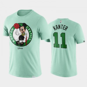 Men's Enes Kanter #11 Green Disney X NBA Logo Boston Celtics Resuming Season T-Shirts 720230-706