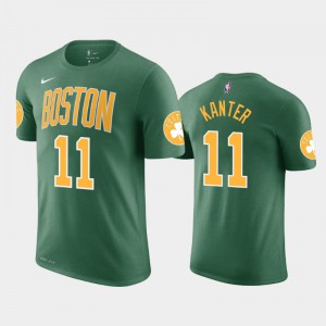 Men Enes Kanter #11 Earned Green Boston Celtics T-Shirt 348844-630