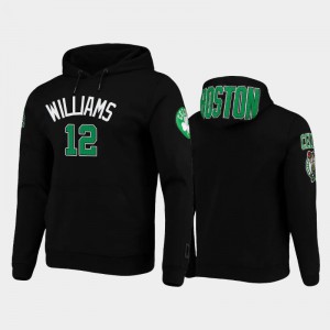Men's Grant Williams #12 Pro Standard Black Pullover Boston Celtics Hoodies 175571-451