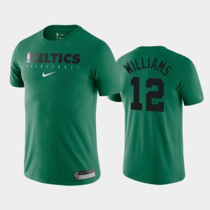 Men Grant Williams #12 Green Practice Performance Essential Practice Performance Boston Celtics T-Shirts 928633-725