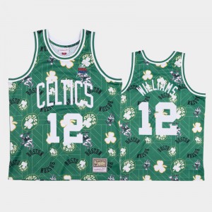 Men Grant Williams #12 Green Hardwood Classics Tear Up Pack Boston Celtics Jersey 569436-330