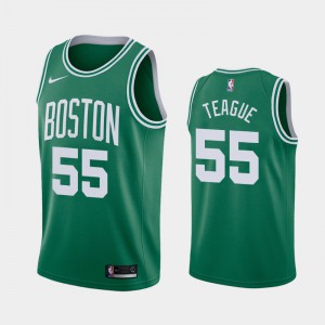 Men Jeff Teague #55 Icon Boston Celtics Green 2020-21 Jersey 630849-248