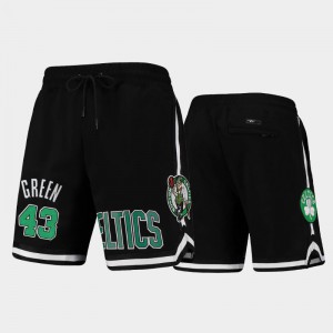 Men Javonte Green #43 Pro Standard Boston Celtics Black Basketball Shorts 594865-760