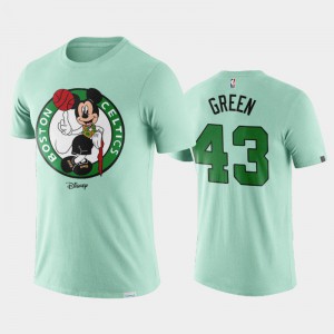 Men Javonte Green #43 Resuming Season Disney X NBA Logo Green Boston Celtics T-Shirts 388321-390