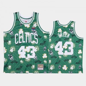 Mens Javonte Green #43 Tear Up Pack Green Boston Celtics Hardwood Classics Jerseys 889673-586