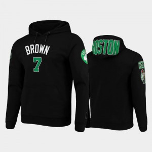 Mens Jaylen Brown #7 Pullover Pro Standard Boston Celtics Black Hoodies 836467-603
