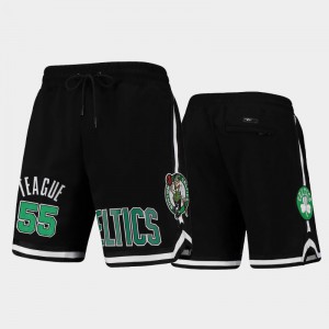 Mens Jeff Teague #55 Boston Celtics Black Pro Standard Basketball Shorts 441074-201