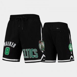 Men's Kemba Walker #8 Boston Celtics Black Basketball Pro Standard Shorts 344237-220