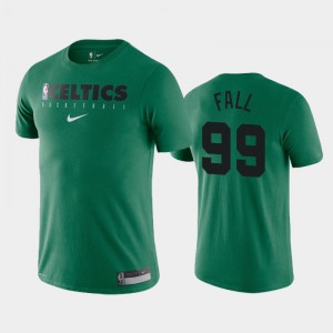 Men Tacko Fall #99 Practice Performance Boston Celtics Essential Practice Performance Green T-Shirts 265415-641