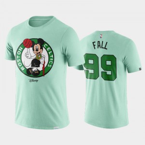 Mens Tacko Fall #99 Boston Celtics Resuming Season Green Disney X NBA Logo T-Shirts 718567-484