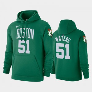 Men's Tremont Waters #51 Boston Celtics 2019-20 Pullover Name & Number Icon Kelly Green Hoodie 696144-598