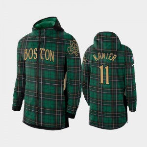 Mens Enes Kanter #11 Boston Celtics 2019-20 Showtime Full-Zip Green Earned Edition Hoodie 865670-515