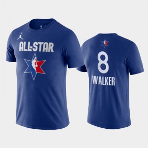 Men Kemba Walker #8 2020 NBA All-Star Game Name & Number Boston Celtics Blue T-Shirts 783422-135
