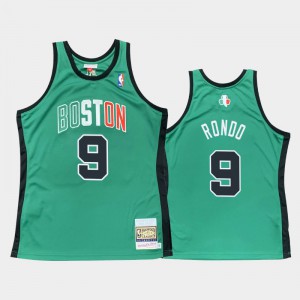 Men Rajon Rondo #9 Green Boston Celtics 2007-08 Throwback Hardwood Classics Jerseys 263671-538