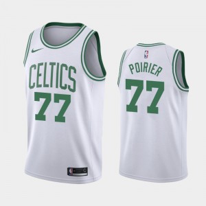 Men Vincent Poirier #77 Association Boston Celtics White Jerseys 241877-288