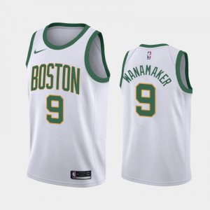 Men Bradley Wanamaker #9 Boston Celtics City 2018-19 White Jerseys 193060-835