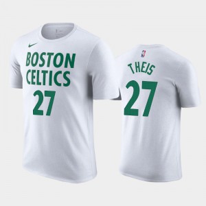 Mens Daniel Theis #27 City Boston Celtics White 2020-21 T-Shirts 714699-148
