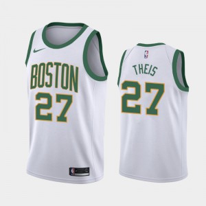 Men's Daniel Theis #27 Boston Celtics City White 2018-19 Jerseys 572324-289