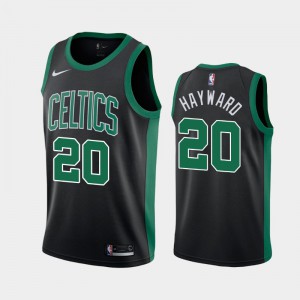 Men Gordon Hayward #20 Statement Boston Celtics Black 2019 season Jersey 940828-153