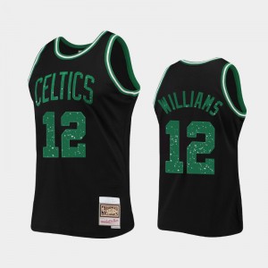 Men's Grant Williams #12 Rings Collection Black Boston Celtics Jerseys 680041-528