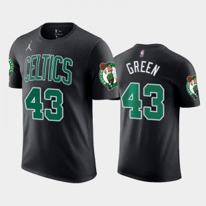 Men's Javonte Green #43 Statement 2020-21 Black Boston Celtics T-Shirt 352965-735