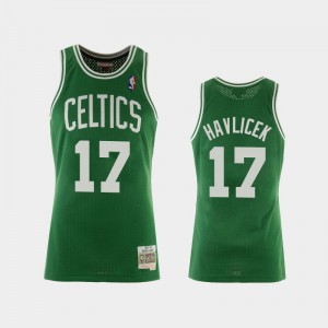 Mens John Havlicek #17 Green Boston Celtics Hardwood Classics Jerseys 818343-309