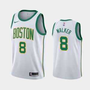Mens Kemba Walker #8 City 2019 season White Boston Celtics Jersey 358416-150