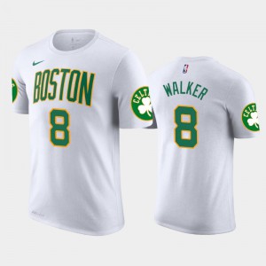 Men's Kemba Walker #8 City White Boston Celtics T-Shirt 827410-903