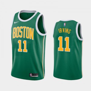 Men's Kyrie Irving #11 2018-19 Boston Celtics Green Earned Jersey 845722-576