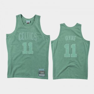 Men's Kyrie Irving #11 Boston Celtics Green Washed Out Jersey 459674-488