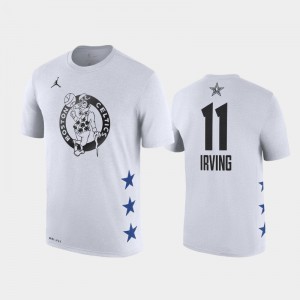Mens Kyrie Irving #11 White Boston Celtics 2019 All-Star T-Shirt 611960-621