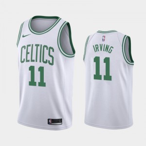 Men Kyrie Irving #11 2019 season Association White Boston Celtics Jerseys 462372-936