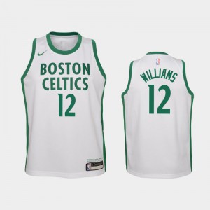 Youth Grant Williams #12 Boston Celtics City White 2020-21 Jersey 795940-760