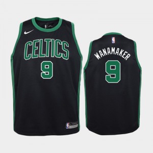 Youth Brad Wanamaker #9 Boston Celtics 2019 season Statement Black Jersey 594960-837