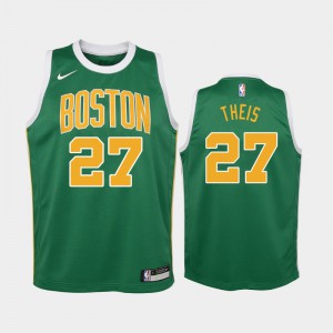 Youth Daniel Theis #27 2018-19 Earned Boston Celtics Green Jersey 312622-867