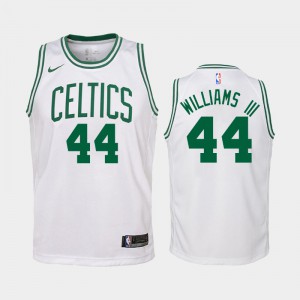 Youth(Kids) Robert Williams III #44 White 2018-19 Association Boston Celtics Jerseys 396223-135