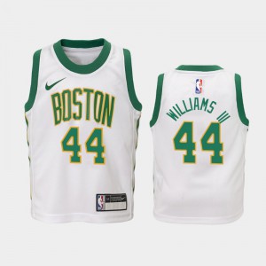 Youth Robert Williams III #44 2018-19 Boston Celtics White City Jerseys 155001-333